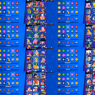 WEREWOLF LEON | BRAWL CUP JANET PIN | 91K | FULL MAXED 100 P11 | 54 PRESTIGE | METEROITE FAME 1 | 97 HYPERCHARGES - Image 8