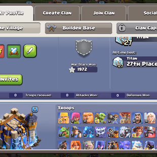 Xp-231 || Th18 || High Quality Epic Equipment || Heroes 80-80-59-58-41 || 6 Builders || High Defense  - Image 3