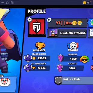 12 TITLES | 305 SKINS | 73.600 TROPHY | 99 BRAWLERS | 22 HYPERCHARGED | 26 MAXED BRAWLERS | 9 BUFFIES - Image 5