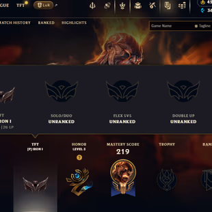 SEVER [ NA ] - 69 LVL  - IRON TFT - 28 SKINS - 94 CHAMP [ 3625 BE - 421 RP ] - FULL ACCESS  - Image 1