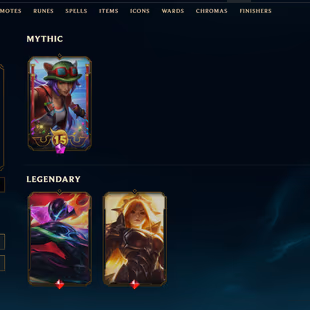 SEVER [ LAS ] -120 LVL  - SILVER III - 36 SKINS - 147 CHAMP [ 4048 BE - 0 RP ] - FULL ACCESS - Image 2