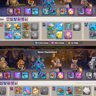 🔥TH 15 FULL MAX🔥SB-GG-FA-FB [MAX] - EB-RS [23] - 3X SCENERY! 30 SKINS! ALL MAX! XP 246! NC AVAILABLE! 6 BUILDER! - Image 4