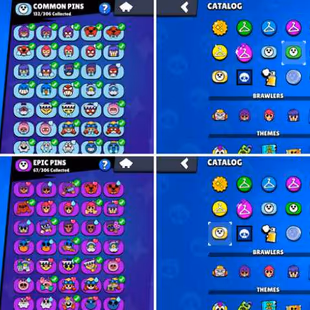 51K Trophies LVL146 | 97/100 Brawlers | 29 Max Brawlers - 18 Hypercharges | 220 Skins | 623 Pins | 345 Icons | 168 Spray - Image 8