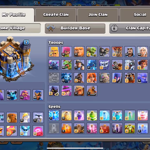 RARE🔥 5084 WAR STAR 💎 TOWNHALL 18 []30 EQUIPMENTS 258 XP  7K LEGEND - 100-100-90-75-50 HERO- RENAME 1K - TREE  - Image 5