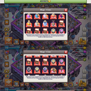 🔥36K GEM-2470 MEDALS🔥RARE TH-18 NEAR MAX! XP-270! 51K LEGEND TROPHY! 6X EPIC MAX! HEROES:-102-102-91-77-50! BEST DEAL - Image 4