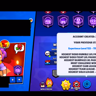 404 SKINS | 80.600 TROPHIES | 101 BRAWLERS | 61 HYPERCHARGE | 66 MAX | 58 PRESTIGE | 24 BUFFIES - Image 7