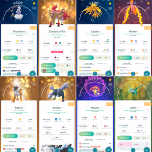 RARE - 1515 SHINY🔥 175x SHINY LEGENDARY💎 PvP ML mons [] CROWNED ZACIAN [] SHINY COSTUME PIKACHU [] Shiny BG Kyurem - Image 2