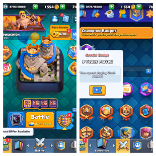 🌸9Yrs. Old [ TROPHY🌸7400 ] || 117 CARDS || EMOTES || LEVEL-39 | KT LEVEL-13 |PC-AND-IOS-MAC || BEST ACC - Image 1