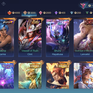 RARE MLBB ACCOUNT | 349 SKINS | EXALTED COLLECTOR III | MYTHIC GLORY 103⭐ | 🔥LEGEND SKINS | AOT SKIN | 16K MATCHES - Image 3