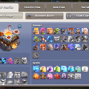 WROLD MOST RARE TH 11 ENGINEER-XP 120-ONLY ONE CANON-NO WALLS DEFENSE ANYTHING-NC YES-12850 GEMS-2 LEAGUE SKINS-BEST - Image 3