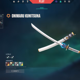 EU 75 skins | Onimaru Kunitsuna | Kuronami Vandal | Prelude to Chaos Vandal | Ruination Phantom | ChronoVoid Vandal | Ph - Image 1