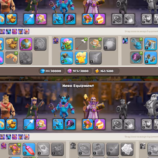 [TH-12 FULLY MAX] || 7 YEAR OLD CHRISTMAS TRSS AVAILABLE || 4 HERO MAX || 3 EPIC || ALL MAX 5 BUILDER || BEST DEAL | A02 - Image 5