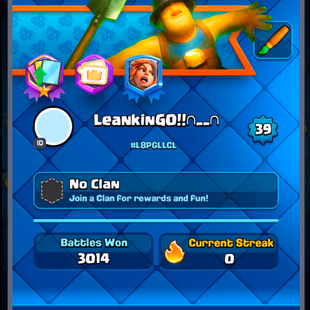 9 YEARS BADGE | 5500 TROPHIES | 39 LVL | KT 13 | 106 CARDS | 1 MAX CARDS | EMOTE 21 | L8PGLLCL - TAG ACCOUNT - Image 3