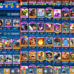 🎯8 YEARS OLD CR ACCT  | 9280 TROPHIES  | 22 MAX LVL 15 👹| 164 EMOTES  | EVO CARDS | 12 TOWER SKIN | INSTANT DLVR - Image 7