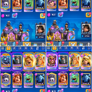 🦄✨GOD 10 YR OLD ACC [ALL 39/39 EVOS 8/8 HERO] 60 ELITES LEVEL 16 CARDS 10.5K TROPHY WORLD RANKED UC KT15 OLD RARE EMOTE - Image 3