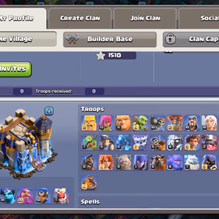 Th18 Almost Max [Cyber Secnry] | Hero-102-101-80-50 | Equipment-9-Epic Almost Max | Wall Defence Almost Max | XP-224 | N - Image 3