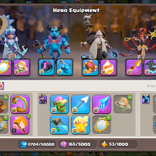 RARE 🎄 TH18 NEW-UP FULL MAX 🎄 RANK- NC YES | GG-MX!SB-MX!MM-MX!AF-MX!FA-MX!FB-MX!RS-MX!EB-MX | 301-XP | ALL HERO MAX - Image 8