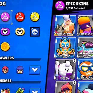 129 [3 MAX BRAWLS] [29 SKINS] [6231 TROPHIES] - Image 7