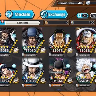 [4154][IOS+ANDROID] 11 EX META - HB 25 - Kizaru + Blackbeard + Lucci + Kuzan + Roger + Kaido + Zoro + Akainu + Big Mom - Image 3