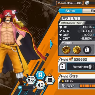 [4169][IOS+ANDROID] 6 EX - 4 MAX - Sabo + Kuzan + Akainu + Roger + Shanks Light + Zoro , Support 146 , Good Medal  - Image 6