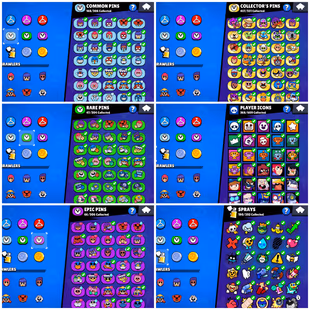 146 GEMS | 99/100 BR | 53K TROPHY | 34 MAX [ 33 HYPERCHARGED ] | 283 GOOD SKINS | 29 MAX RANK BRAWLERS | FULL ACCESS  - Image 8