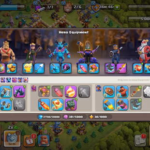 🔥FULL ACCESS - 4 HERO MAX - TH:17 - Lvl:237🔥 - BK:100 - AQ:100 - PC:76 - GW:75 - RC:50 - BEST SELECT - Image 5
