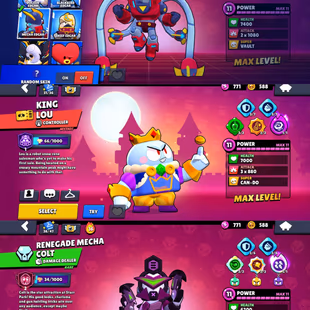 🔥 WEREWOLF LEON | 101.585 TROPHY 🏆 | 100 BRAWLERS | 93 MAXED BRAWLERS | 451 SKINS | FULL MAIL ACCESS | 82 HYPERCHARGED - Image 5