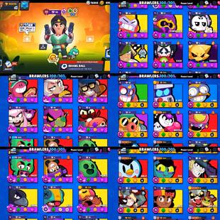 90k TROPHIES 🌟 GOLDEN MORTIS 🌟 78MAX POWER BRAWLER | 100 BRAWLER UNLOCK | 66 HYPERCHARGE | 416 SKIN | RENAME AVAILABLE - Image 5