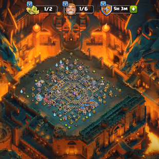 XP-295🔥RARE-WAR STAR-5887🔥TH18 MAX-BASE!!22K LEGEND CUPS!SB/MAX GG/MAX MM/MAX FB/MAX LP/MAX RS/MAX EB/MAX! MEDALS-1000 - Image 6