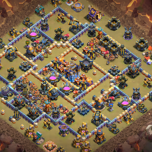 Xp-231 || Th18 || High Quality Epic Equipment || Heroes 80-80-59-58-41 || 6 Builders || High Defense  - Image 2