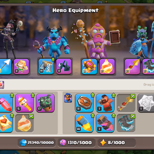PREMIUM TH-18 DEFENCE MAX || 77-84-54-63-45-3 MAX HEROS LVL || 13x EPICS 4-EPICS MAX S-BALL! F-BALL! R-SPEAR! E.BOOT K- - Image 8