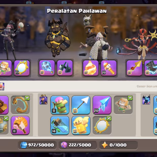 ALL HEROES-6 MAX ! TH18 MAX TYPE! COSMIC SCENERY! DUKE MAX EQUIPMENT! OBSTACLES DESIGN! EQUIPMENT 9 MAX! LEGEND RANK  - Image 5