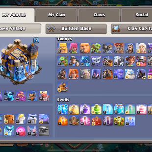 🔥39 EQUIPMENTS 💎 ELECTRO 31 [] TOWNHALL 18 [] 90-98-61-64-50-14 HERO [] GRAVEYARD SCENERY [] 2500 WWS [] CHEAP - Image 3