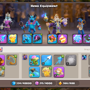 OBSTACLES! TH14 FULL MAX!! FREE-NC! LEAGUE SKIN! 10X SKIN SCENERY PAID! SB/MX SnB/MX FA/MX FF/MX EB/MX! DRAGON STATUS - Image 6