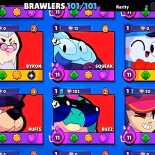 95.5K TROPHIES-94 MAX BRAWLERS-101 BRAWLERS -83 HYPERCHARGED-464 SKINS-Virus 8 BIT-MANY LEGENDARY SKIN - Image 7