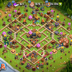 💫[ TH-17 NEAR MAX ]💫E.BOOT [MAX] || SB [26] - FB [20] || HEROS: 74-95-61-61-45 || LVL 17 WALLS || NICE DEF - TROOPS - Image 1