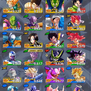 D874-IOS+Android-Meta-9 UL(SS4 Goku+SS4 Vegeta+SS4 Gogeta+Zamasu+SS Goku)+38 Legends+Vip Equi+SS2 Gohan 10 Red Star+Goku - Image 8
