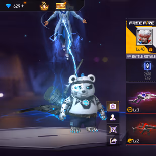 X271|Lvl 48|20 CHARACTER|67 COSTUME|GALAXIS SPORTS CAR|114 WEAPON(4 EVO+19 MYTHIC)|M1887 Conqueror Lvl 3|Scar Megalodon  - Image 1