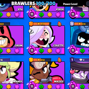 3v3 WINS | 71.4K TROPHY - 265X SKINS | 100/100 BRAWLER | 50X MAX | 32X HYPER | 57-GEM | DELIVERY INSTANTLY - Image 6