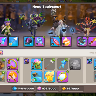 🔥TH 18 ALMOST MAX🔥XP 215-ALMOST 5 EPIC EQUIPMENT MAX-HERO MAX-DEFENSE ALMOST MAX-NC YES-BOTH DRANGON STATUE-BEST DEAL - Image 6