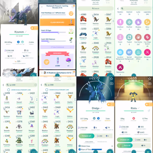 1919 Level 70 Eternatus Nihilego100 Shiny Shadow Mewtwo  Shiny Mega GMax Charizard Dark Skies BG Shiny Mega Rayquaza - Image 3