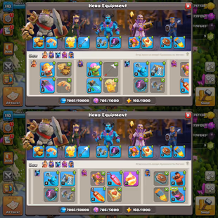 RUSH TH-16! XP-110! FIREBALL-21! NICE HEROES AND WALLS! 9X PETS! FAST DELIVERY - Image 4