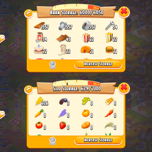 🔥6050 BARN STORAGE LEVEL 82🔥6000 BARN FILLED | SILO 629:2100 | 938 DIAMOND | 5.3 MILLON COINS | CHECK PHOTOS | INSTANT - Image 2