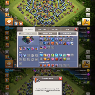 Th14 Awesome Acct 💕 Hero's 67-68-47-36-23 💕 451 Cwl Medals | Epic Equipments | Free Rename | 1039 Gems | Instant - Image 2