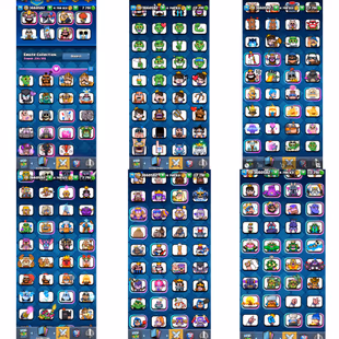 XP-70! MAXED KT-15! 120X MAX CARDS[91X ELITES]! EVO-25! 235 EMOTES INCLUDING PEKKA BALLOON ULTIMATE CHAMP MANY MORE! - Image 3