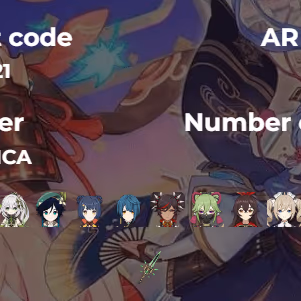 R158-America-AR41-12 Character-Nahida-Ganyu-Shenhe-Venti-Kuki-Xinyan-Xiangling - Image 2