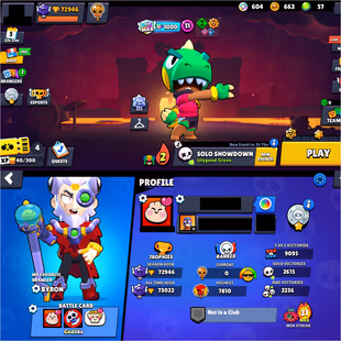 🔥CHRISTMAS SPECIAL OFFER🔥 73000 Cups | eSports Account | 89 Brawlers | 46 Maxed Brawlers | 13 Hypercharge | 172 Skins - Image 1