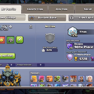 RARE🔥GERMANY LOCAL💎 32 EQUIPMENT [] TOWNHALL 17 - LEAGUE QUEEN - 100-100-70-75-50 HEROES -  3600 GEMS -270 MEDAL-BH 10 - Image 4