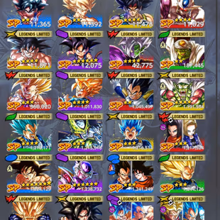 D796-Vip Account-11 UL(SS4 Vegeta+Frieza+Goku Uis+Hit+SS4 Gogeta+Rose+Majin Vegeta+Beast Gohan)+56 Legends+Vip Equipment - Image 4