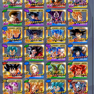 D788-IOS+Android-Vip Meta Account-9 UL(SS Goku+Frieza+SS4 Gogeta+Majin+Turles+Super Vegeta)+62 Legends+Vip Equipment - Image 8